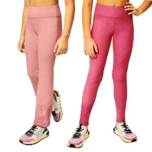Mondetta Youth Girls 2-pack Pant and Legging Set Size L (14/16) Pink Rose NEW